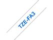 BROTHER Tape/12mm blue/ white f P-Touch TZE