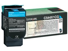 LEXMARK C544 X544 toner cartridge cyan extra high capacity 4.000 pages 1-pack return program