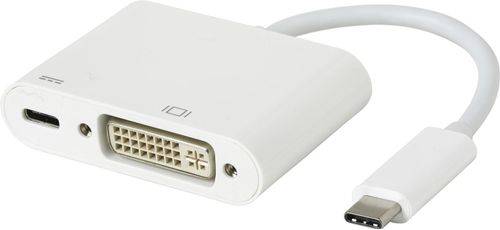 eSTUFF USB-C DVI Charging Adapter (ES623003WH)