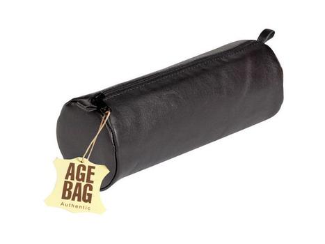 CLAIREFONTAINE Pennal AGE BAG Ø8x22 cm skinn sort (77031C)