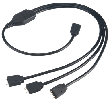 AKASA Adressable RGB LED splitter and extension cable (AK-CBLD07-50BK)