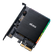 AKASA M.2 PCIe and M.2 SATA SSD adapter card with RGB light and heatsink
