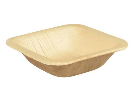 PAPSTAR Skål PURE palme 40ml 8x8x2cm (25) (85507)