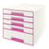 LEITZ Skuffekabinet Desk Cube WOW 5-skuffer (52142023)
