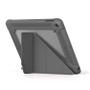 PIPETTO Origami Shield Case Grå, lese/skrivestilling, til iPad 9.7 (2017/2018). MIL-STD-810G