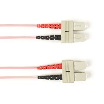 BLACK BOX FO Patch Cable Col 10Gbit Multi-m - Pink SC-SC 5m Factory Sealed (FOCMR10-005M-SCSC-PK)