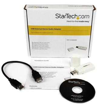 STARTECH USB to Stereo Audio Adapter Converter (ICUSBAUDIO)