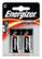 ENERGIZER Battery, ENERGIZER Base Power Seal, C, LR14, 1.5V, 2 pcs