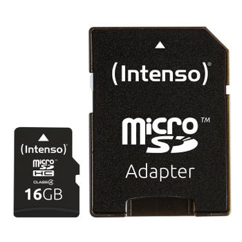 INTENSO SD MicroSD Card 16GB inkl. SD Adapter (3403470)