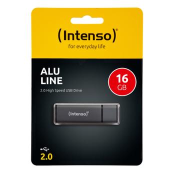 INTENSO FD 016GB Alu Line / 28R/6,5W / anthrazit (3521471)