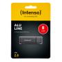 INTENSO FD 008GB Alu Line / 28R/6,5W / anthrazit (3521461)