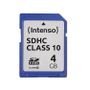 INTENSO SDHC-Card 4GB, Class 10 F-FEEDS