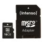 INTENSO TF MicroSDHC 16GB C10 inkl.SD