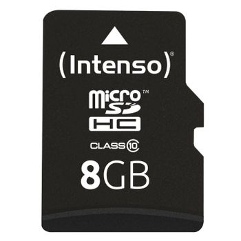 INTENSO SD MicroSD Card 8GB Class10 inkl. SD Adapt (3413460)