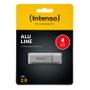 INTENSO USB-Stick 4GB 2.0 ALU Line silber (3521452)