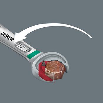 Wera Joker 6000 11-delers skrallenøkkelsett fastnøkler med skrallefunksjon - 8, 10, 11, 12, 13, 14, 15, 16, 17, 18, 19mm (05020013001)