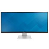DELL UltraSharp U3415W - LED-skjerm - kurvet - 34" (34" synlig) - 3440 x 1440 - IPS - 300 cd/m² - 1000:1 - 5 ms - 2xHDMI, DisplayPort,   Mini DisplayPort,   MHL - høyttalere - svart - med 3-års Advance Exchang (210-ADYS)
