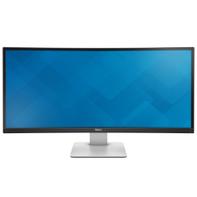 DELL UltraSharp U3415W - LED-skjerm - kurvet - 34" (34" synlig) - 3440 x 1440 - IPS - 300 cd/m² - 1000:1 - 5 ms - 2xHDMI, DisplayPort, Mini DisplayPort, MHL - høyttalere - svart - med 3-års Advance Exchang