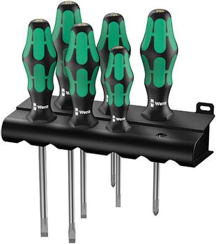 Wera 334/6 Kraftform Plus Lasertip skrutrekkersett (05105650001)