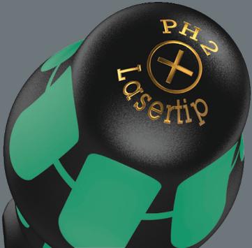 Wera 334/6 Kraftform Plus Lasertip skrutrekkersett (05105650001)