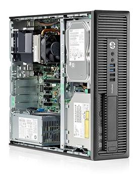 HP ProDesk 600 G1 - SFF - 1 x Core i5 4570 / 3.2 GHz - RAM 4 GB - HDD 500 GB - DVD SuperMulti - HD Graphics 4600 - GigE - Win 7 Pro (inkluderer Win 8 Pro 64-bit License) - vPro - monitor: ingen (H5U25ET#ABU)