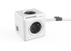 ALLOCACOC POWERCUBE Extended 4-Way 2x USB Grå 4 strømutganger, 2x usb porter, automatsikring, jordet, barnesikring, 1,5m kabel