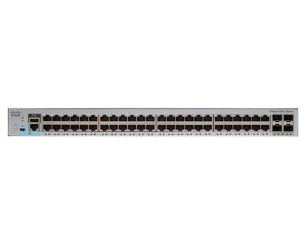 CISCO 48Ts Network Switch, 48 (WS-C2960L-SM-48TS)