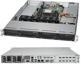 SUPERMICRO 1U BARE 1XPHI C622 4X3.5HS 600W 768GB SATA3 2X10GBE 2PCIE   IN BARE (SYS-5019P-WT)