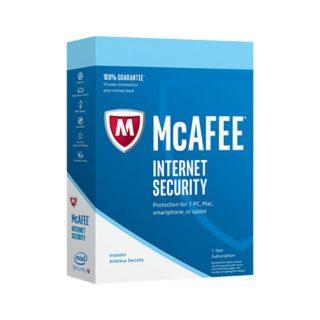 MCAFEE INTERNET SECURITY 1 DEV INTERNET SECURITY 01-DEVICE      IN PKC (MIS00GNR1RDD)