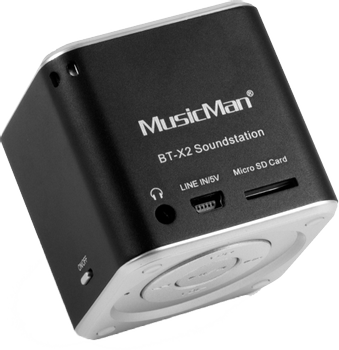 TECHNAXX Mini MusicMan Wireless Soundstation BT-X2 black (TEC-3807)