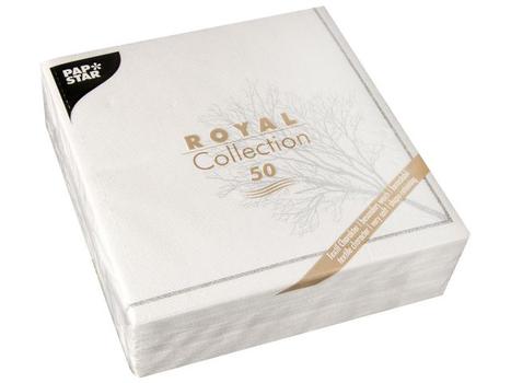 PAPSTAR Serviett PAPSTAR RC 40x40cm tre (50) (86548*5)