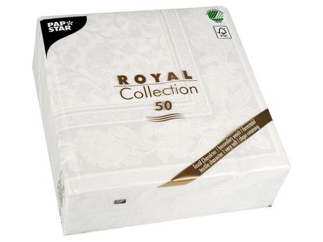 PAPSTAR Serviett PAPSTAR RC 40cm hvitmønstr (50) (11682*5)