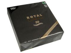 PAPSTAR Serviett PAPSTAR RC 40x40 cm sort (50)