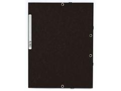 EXACOMPTA Strikkmappe EXACOMPTA A4 3 kl 355g sort