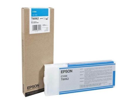 EPSON n Ink Cartridges,  T606200, Singlepack,  1 x 220.0 ml Cyan (C13T606200)