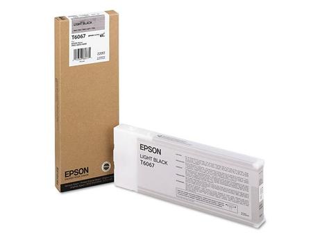 Epson T6067 - lys svart - original - blekkpatron (C13T606700)