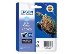 EPSON T1575 ink cartridge light cyan standard capacity 1-pack blister without alarm