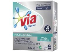 VIA Tvättmedel Via Professional White Plus Oparfymerad 8,32kg