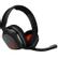 ASTRO A10 Gaming Headset grau/rot - Over-Ear Design, geschlossen,  für PC