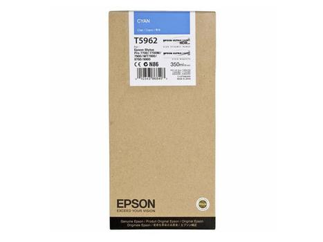 EPSON n Ink Cartridges,  Ultrachrome HDR, T596200, Singlepack,  1 x 350.0 ml Cyan (C13T596200)