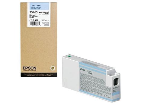 EPSON n Ink Cartridges,  Ultrachrome HDR, T596500, Singlepack,  1 x 350.0 ml Light Cyan (C13T596500)