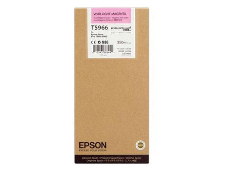 EPSON T5966 ink cartridge vivid light magenta standard capacity 350ml 1-pack (C13T596600)