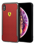 FERRARI - SF - RACING SHIELD - PRINTED CARBON EFFECT - RED  IP6.5