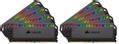 CORSAIR 128GB (8 x 16 GB) DDR4 3600MHz CL18 Dominator Platinum RGB Svart (CMT128GX4M8X3600C18)