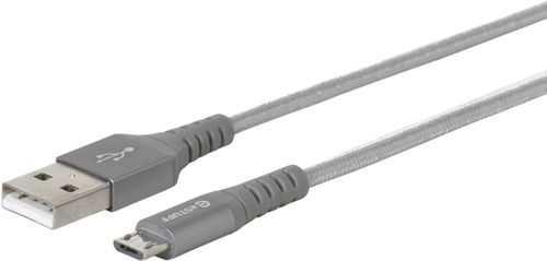 eSTUFF MicroUSB Cable 1m Grey (ES603051)