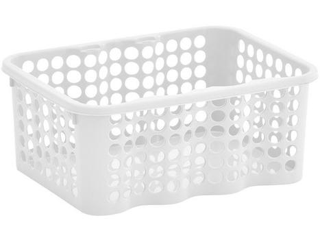 NORDISKA PLAST Oppbevaringskurv NORDISKA P liten hvit (7021-0100)