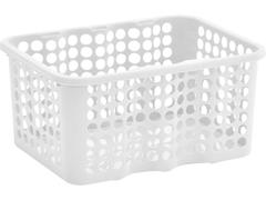 NORDISKA PLAST Oppbevaringskurv NORDISKA P medium hvit
