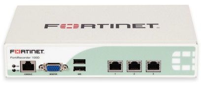 FORTINET Network Video Recorder - 3 x GE RJ45 ports, 1 TB storage, 16ch  (FRC-100D)