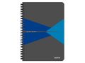 LEITZ notebook Office Card A5 ruled blue