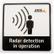 AXIS RADAR DETECTION STICKER